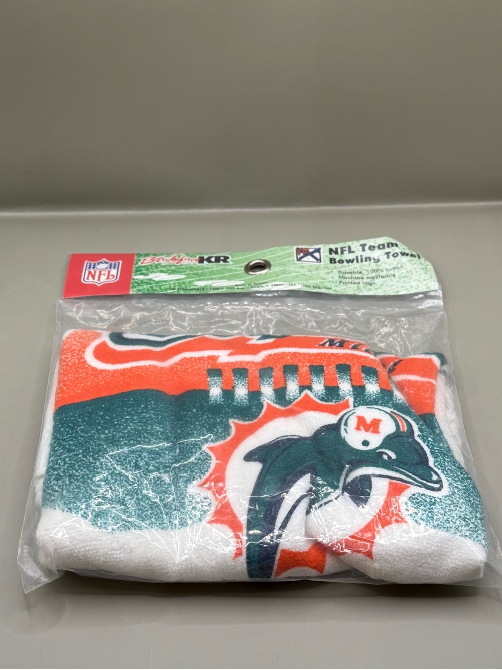 NIP NFL Miami Dolphins Bowling Towel Fan Towel
